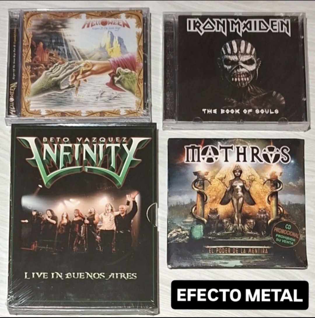Sorteo discos (IRON MAIDEN, HELLOWEEN y MATHRAS) + 1 DVD (BETO VÁZQUEZ INFINITY) - Efecto Metal